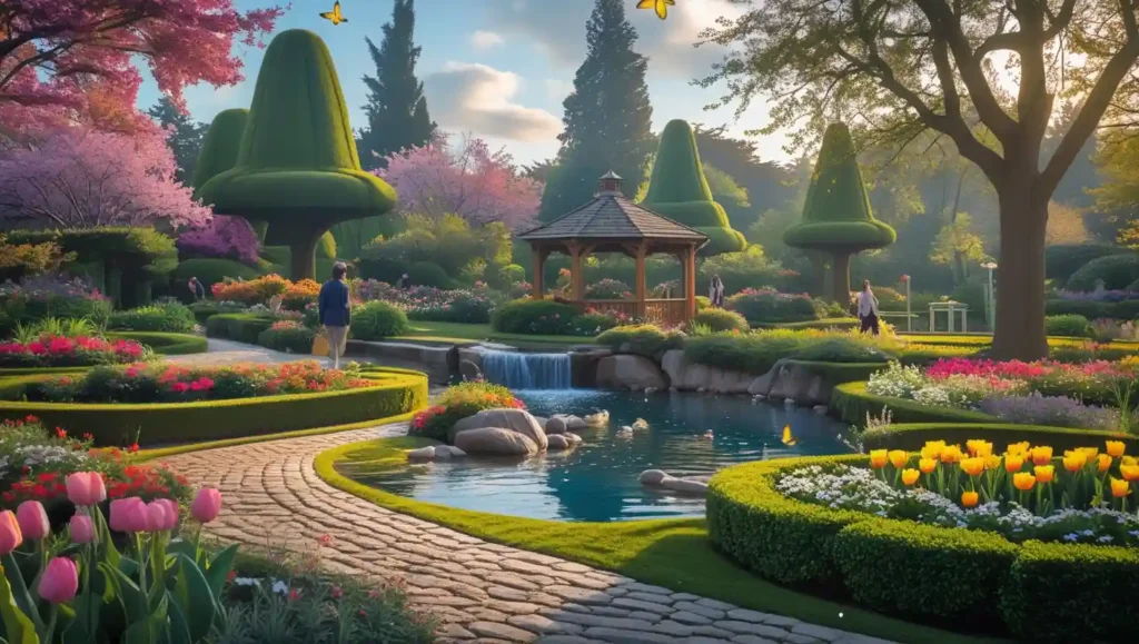 A stunning view of gilory gardens