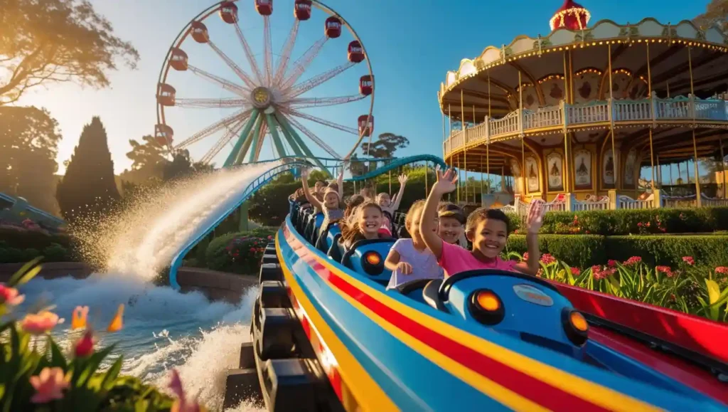 The fun rides image at gilory garden