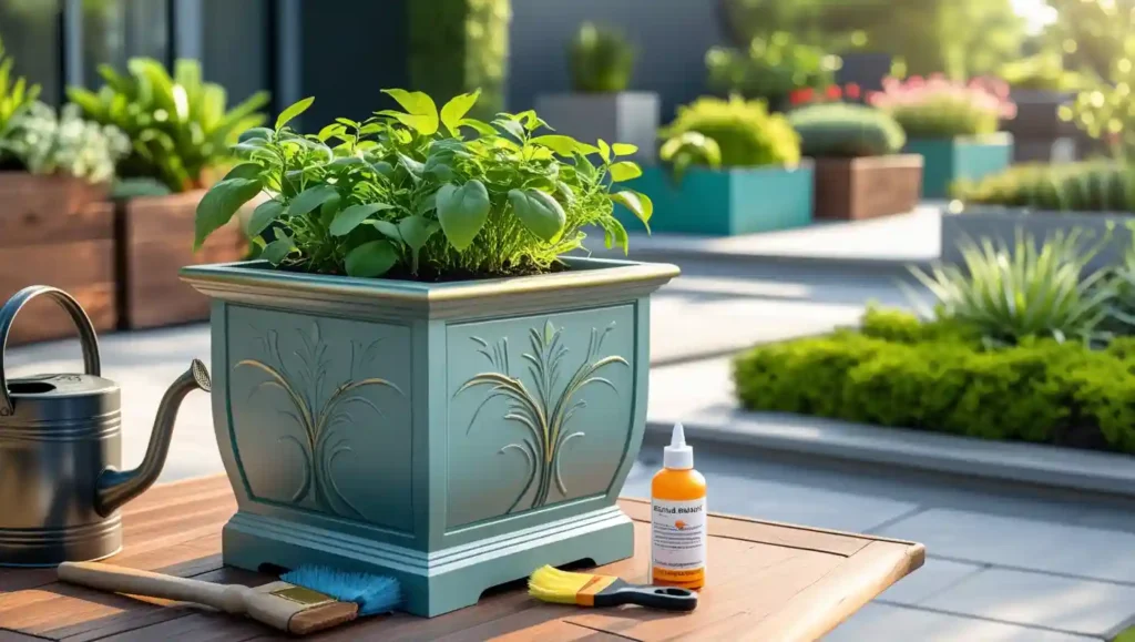 an image that show amazing planter makeovers