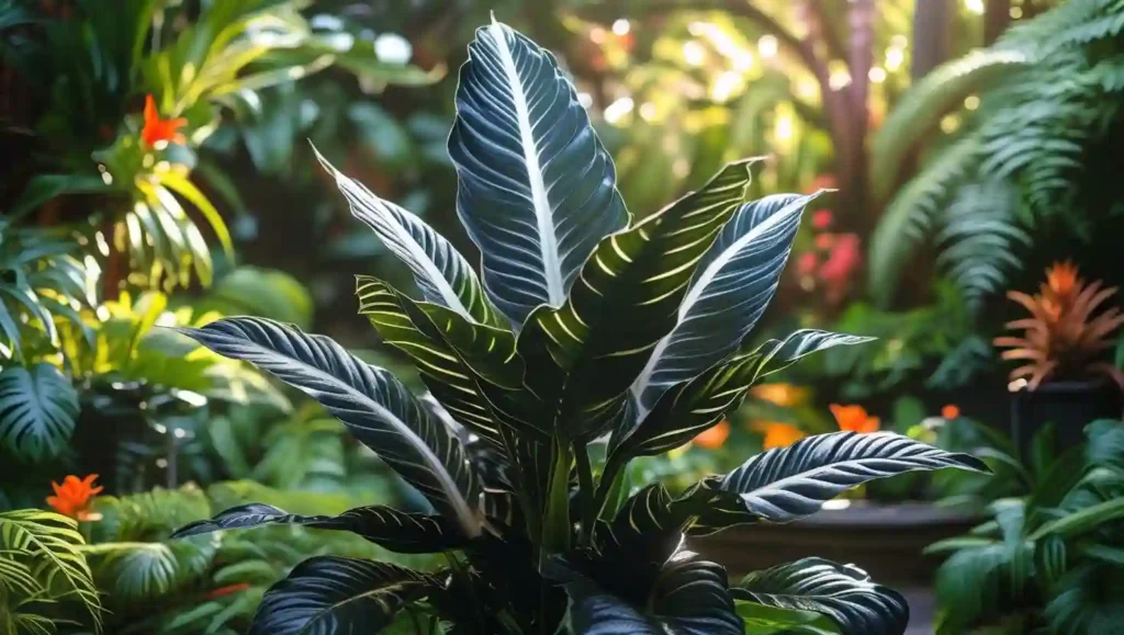 An beautiful and stunning image of a zebra plant