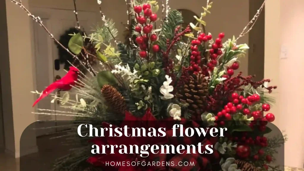 christmas flower arrangements